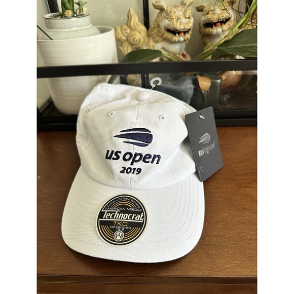 US Open 2019 Tennis Hat American Needle White Strap Back NADAL - Picture 1 of 3